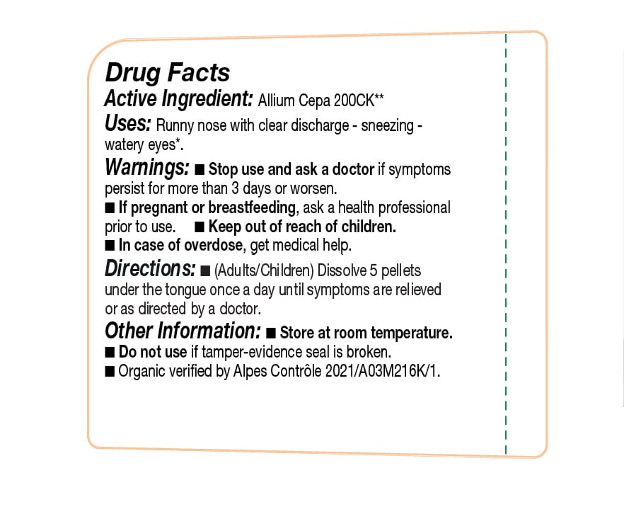 OLLOIS Allium Cepa 200ck Organic & Lactose-Free Homeopathic Medicine, 80 Pellets (Pack of 1) OLLOÏSBuy Supplements Australia