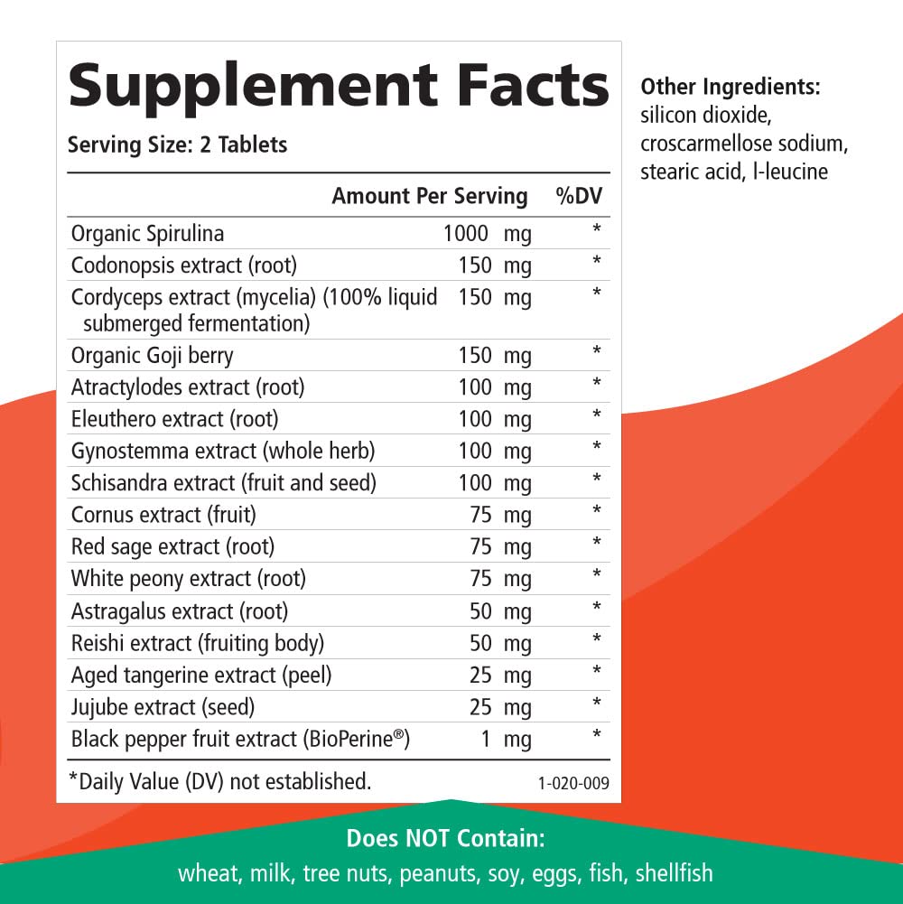 Energy Plus by Pure Essence - Caffeine Free, All Natural Herbal Energy and Focus Supplement - Smooth, No Jitters No Crash - 60 Tablets PURE ESSENCE LABSBuy Supplements Australia