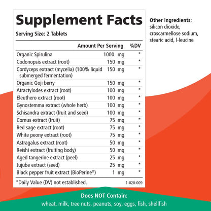 Energy Plus by Pure Essence - Caffeine Free, All Natural Herbal Energy and Focus Supplement - Smooth, No Jitters No Crash - 60 Tablets PURE ESSENCE LABSBuy Supplements Australia