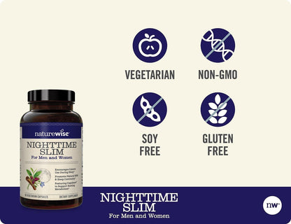 NatureWise Nighttime Slim with Capsimax - Natural Thermogenic Green Coffee Bean & Forskolin NatureWiseBuy Supplements Australia