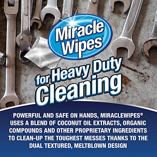 MiracleWipes for Heavy Duty Cleaning (90 Count) - All Purpose Cleaner, Kitchens MiracleWipesBuy Supplements Australia