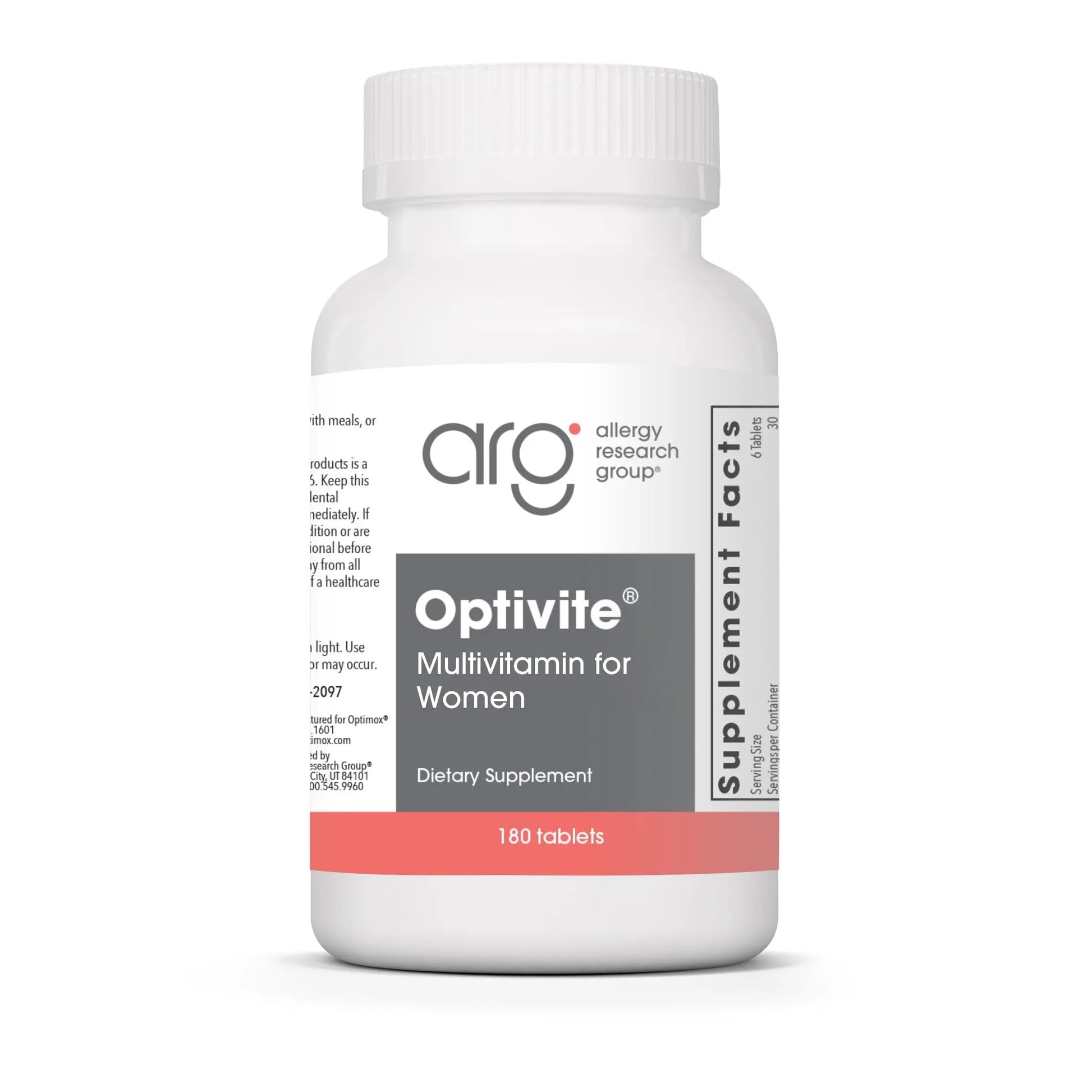 Optimox Optivite - PMS Support Supplement for Women, Period Multivitamin for Hormone Balance with Vitamin B6 & Iron, Hormone Support Vitamin - 180 Tablets OptimoxBuy Supplements Australia