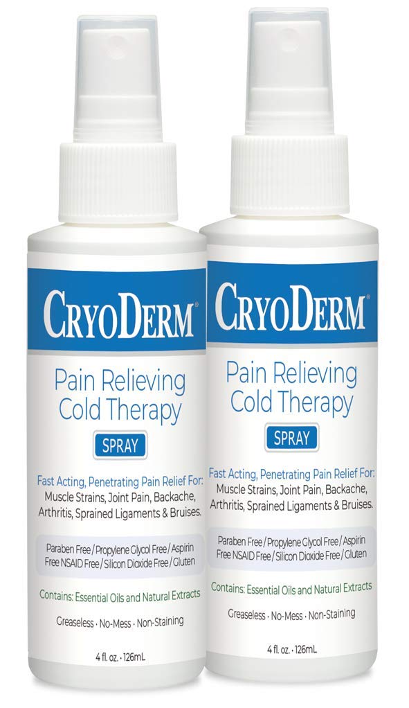 CryoDerm 4 oz Spray Cold Therapy (2 Pack) CryoDermBuy Supplements Australia