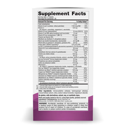 Nordic Naturals Vegetarian Prenatal Multivitamin Minis - 90 Easy to Swallow Tablets - Highly Absorbable Multivitamin and Mineral Supplement to Support Pregnancy - Non-GMO, 30 Servings Nordic NaturalsBuy Supplements Australia