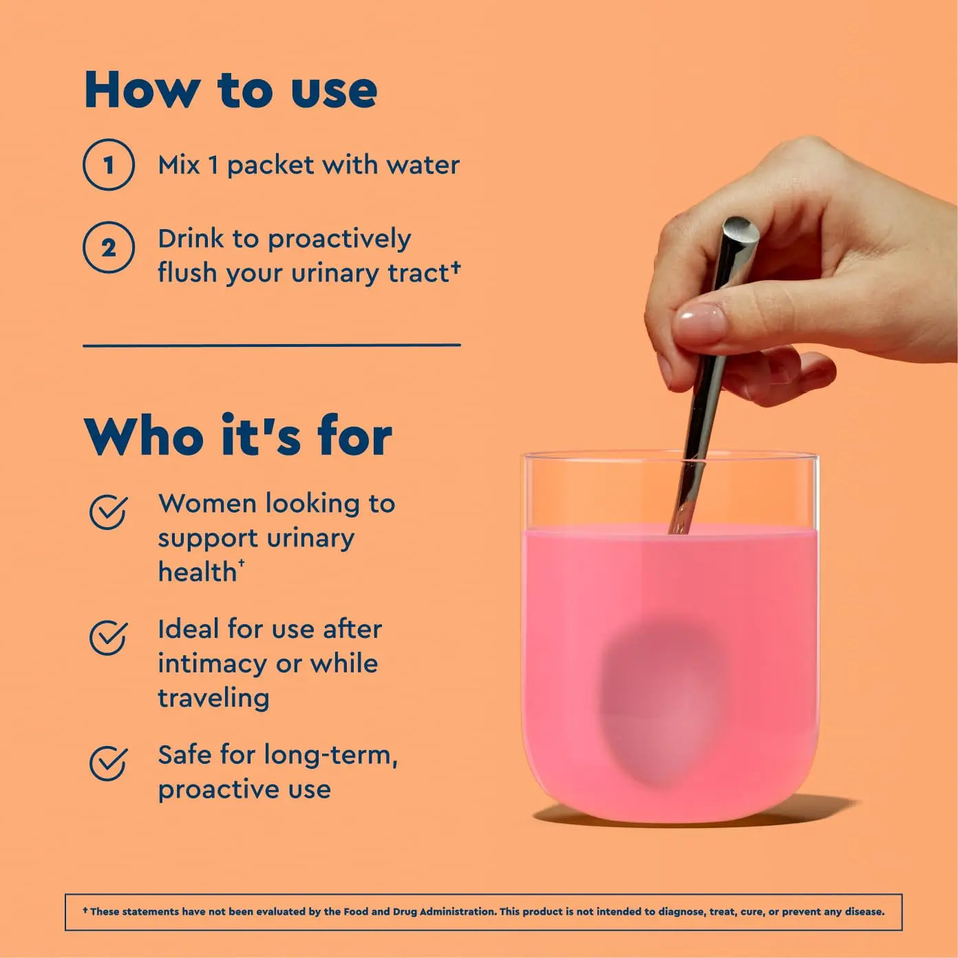 Uqora Flush - Urinary Tract* with D-Mannose, Vitamin C, Vitamin B6, Potassium, Magnesium & Calcium - Gluten-Free & Vegan - Pink Lemonade Flavor - 10 Packets (1 Pack) UqoraBuy Supplements Australia