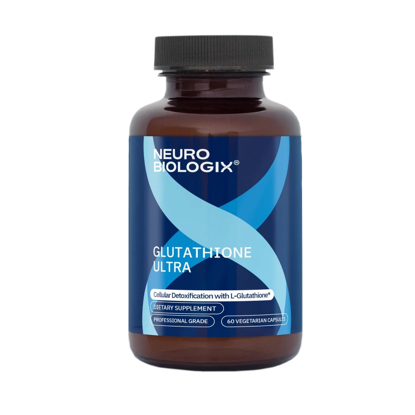Neurobiologix Glutathione Ultra, L-Glutathione Antioxidant Complex with Vitamin C, A, B2, B6, Zinc, Selenium, Manganese, Taurine & Quercetin for Cellular Health, Gluten Free, 60 Vegetarian Capsules NeurobiologixBuy Supplements Australia
