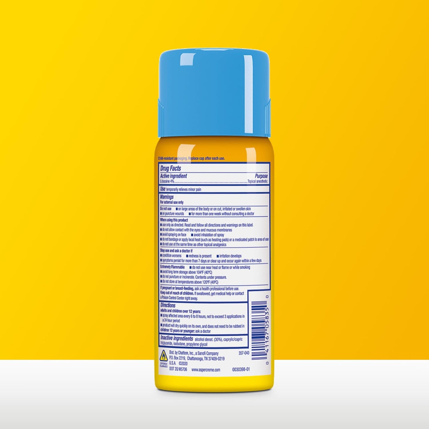 Aspercreme Lidocaine Dry Spray Soothes Aggravated Nerves, Numbing Topical Pain Relief Spray with Max-Strength 4% Lidocaine Sprays at Any Angle, 4 Oz. AspercremeBuy Supplements Australia