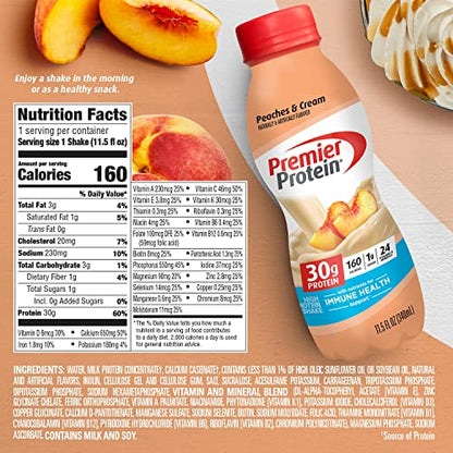 Premier Protein Shake 30g 1g Sugar 24 Vitamins Minerals Nutrients to Support Immune Premier ProteinBuy Supplements Australia