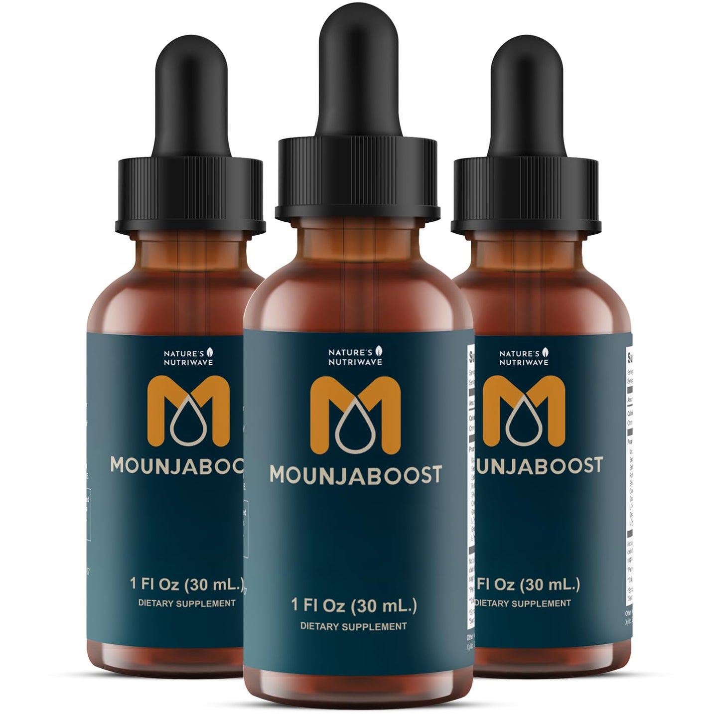 Mounjaboost – Natural Herbal & Plant-Based Supplement with 6 Exotic Nutrients & Botanicals – Made in USA, GMP-Certified, Non-GMO, Easy-to-Take – 30 mL, 3 Month Supply Nature’s NutriWaveBuy Supplements Australia