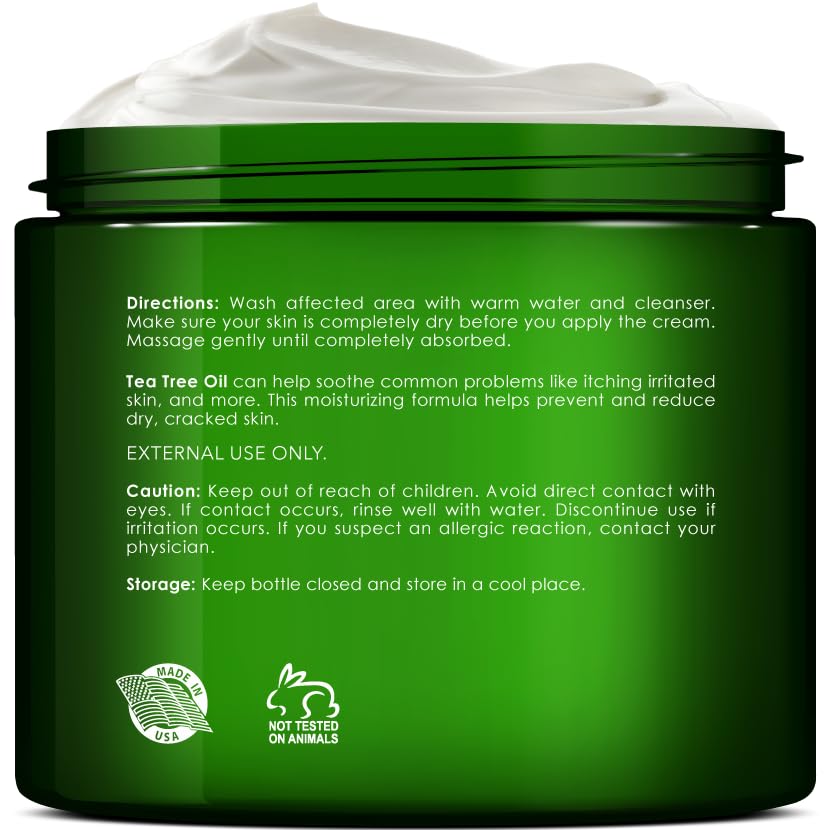 New York Biology Tea Tree Oil Foot Cream for Dry Cracked Feet, Athletes Foot, Nail Fungus NEW YORK BIOLOGY THE ULTIMATE COSMECEUTICALSBuy Supplements Australia