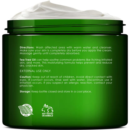 New York Biology Tea Tree Oil Foot Cream for Dry Cracked Feet, Athletes Foot, Nail Fungus NEW YORK BIOLOGY THE ULTIMATE COSMECEUTICALSBuy Supplements Australia