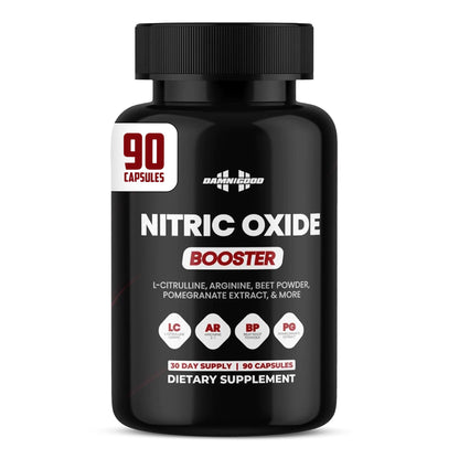 DAMN GOOD The Hodge Twins Nitric Oxide Booster – Beet Root Nitric Oxide & Arginine Citrulline Supplement, Pomegranate Blend for Workout Drive, Endurance Support & Pump Power - 90 Capsules DAMN GOODBuy Supplements Australia