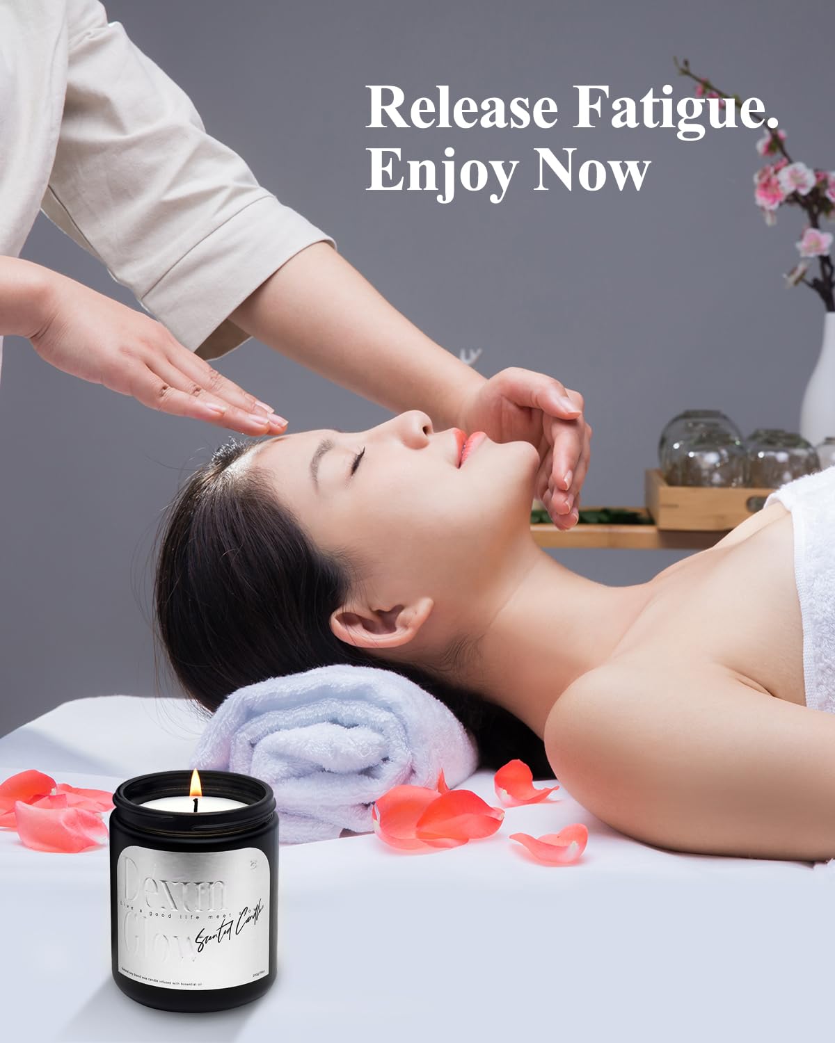 Aromatherapy Candle, Handcrafted with Natural Soy Wax and Essential Oils for Home Scented Appreciation Dexun GlowBuy Supplements Australia