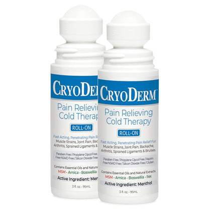 Cryoderm D-Roll-On-3oz-2 Cold Roll-On 3 oz. (Pack of 2) CryoDermBuy Supplements Australia