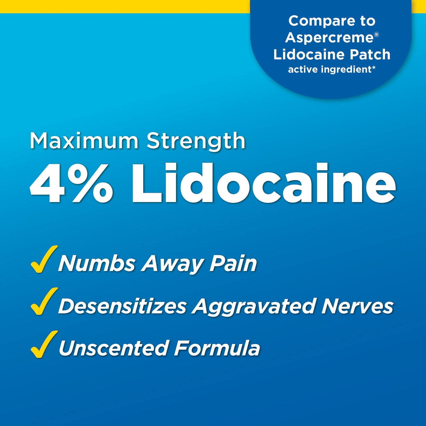 Amazon Basic Care Maximum Strength OTC Pain Relief , 4% Lidocaine Patch, 3.9” x 5.5”, 15-Count Box (Previously HealthWise) Amazon Basic CareBuy Supplements Australia