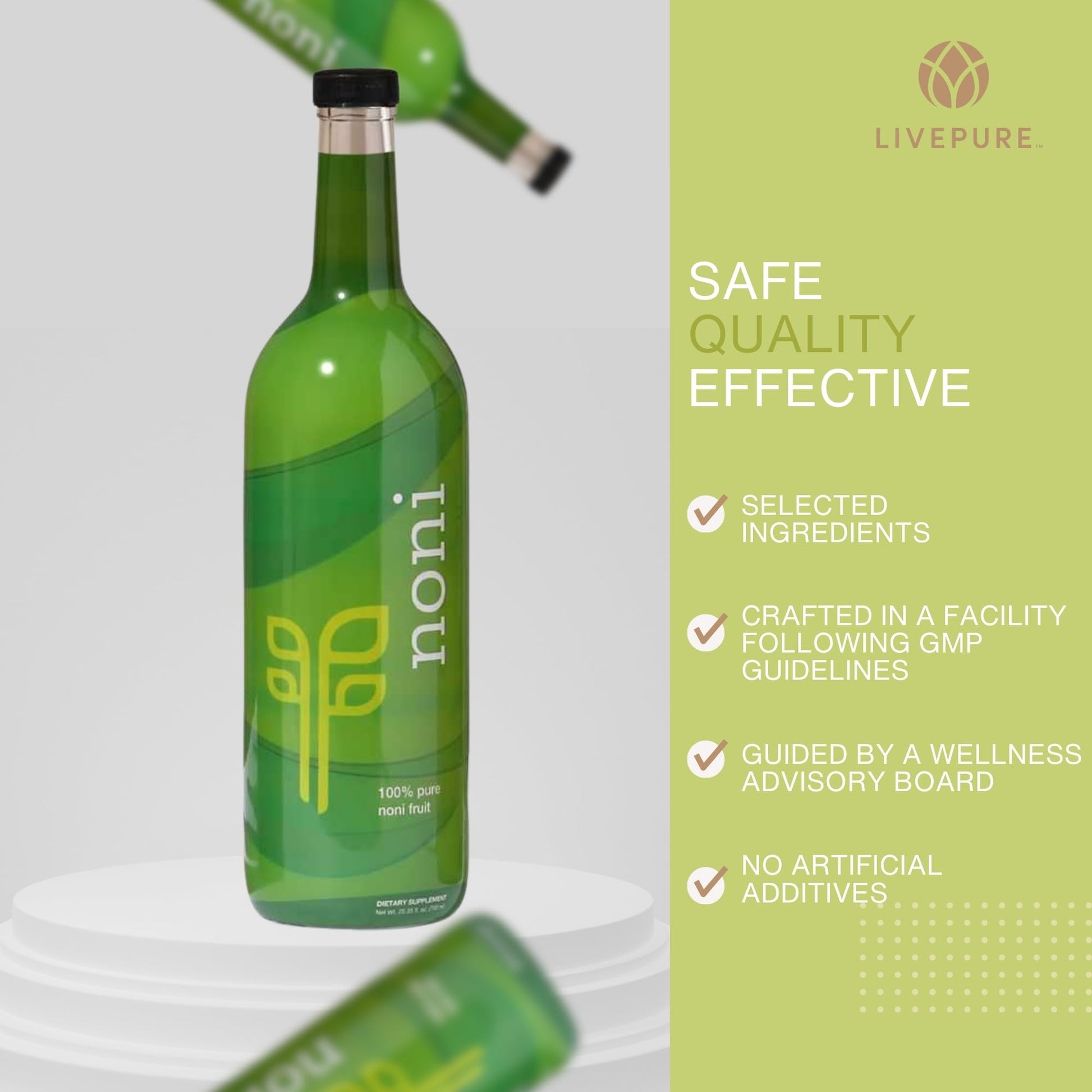 PURE Noni (750ml) - Tropical Tradition for Immune Support and Healthy Living Morinda Citrifolia - No Additives, No Fillers. Unleash The Antioxidant Power, Minerals, and Vitamins of Noni. PUREBuy Supplements Australia