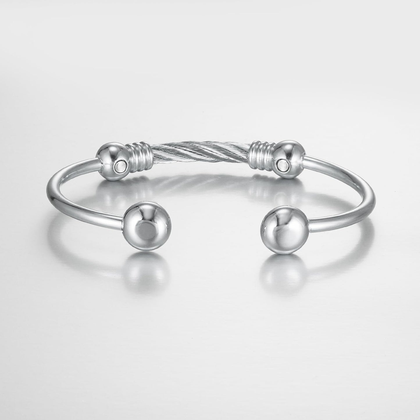 EnerMagiX Magnetic Bracelet for Women for Arthritis and Joint,Twisted Cable Stainless Steel Bangle EnerMagiXBuy Supplements Australia