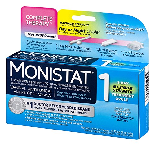 Monistat Combination Pack with 1-Ovule Insert with Applicator and External Cream MonistatBuy Supplements Australia