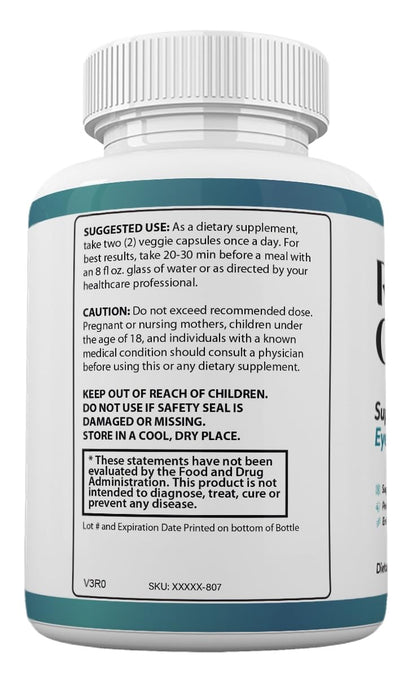 Zonata Vision Clear Eye Health Support Vitamins Pills, Vision Clear Supplement, 60 Capsules ZonataBuy Supplements Australia