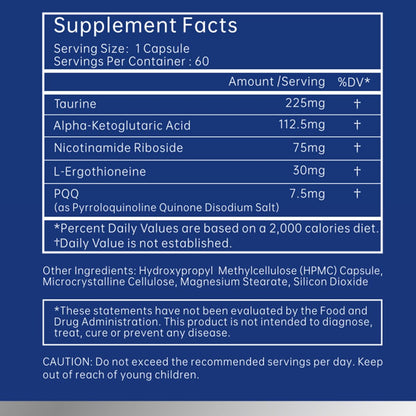 joyable by VitaSol Wellness - Male Youth Complex – Cellular Energy & Healthy Aging Support Supplement with NR, PQQ & Ergothioneine | 60 Capsules joyable by VitaSol WellnessBuy Supplements Australia