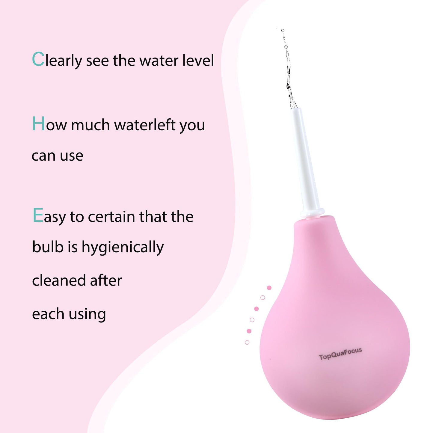 TopQuaFocus 8oz Enema Bulb Kit Anal and Vaginal Douche Bulb for Men Flushing System Enemas Silicone TopQuaFocusBuy Supplements Australia