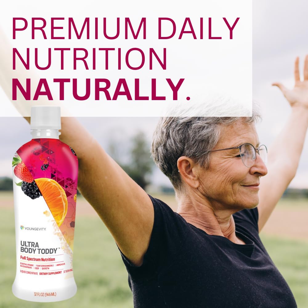 Youngevity Ultra Body Toddy - 100+ Nutrient Mega Multi-Vitamin Mineral Supplement for Men and Women - Enhanced Absorption - Phytonutrients - Amino Acids - (32 Fl Oz) YoungevityBuy Supplements Australia