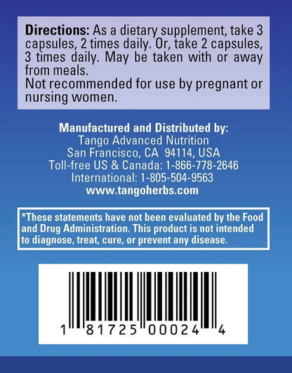 Tango FloControl Natural Bladder Support Supplement Promotes Healthy Bladder Control and Comfort (180 Vegetarian Capsules) TangoBuy Supplements Australia