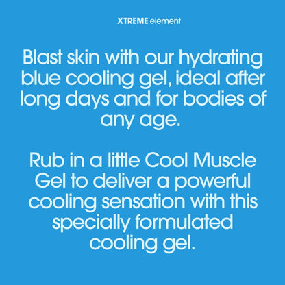 Xtreme Element Cool Blue Muscle Gel | Workouts Muscle Cooling Essential Oils for Smooth Body, Muscle Gel to Attain Flexible Joints, Soothe and Healing Gel | Natural, Plant-Based, and Cruelty-Free Xtreme ElementBuy Supplements Australia