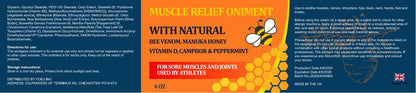 Beeswax and Honey Fast Acting Joint Muscle Bone Cream, Immediate Help for Back, Neck, Hand, Feet, Knee, Shoulder, Topical, Nerve, Plantar, Ankle, Foot Discomfort, Natural Added YOKOBBYESBuy Supplements Australia