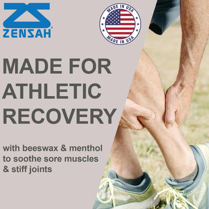 Zensah Recovery Muscle Balm - Relief Cream for Athletes, Rub for Tendonitis, Ankle Sprain, Lower Back, Knee, Shoulder, Neck, Foot, Shin Splints and Cramps ZensahBuy Supplements Australia