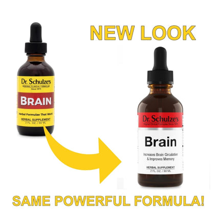Dr. Schulze's Brain Formula 2 oz. - Vegan and Wild-Harvested | Stimulates Circulation and and Improved Mental Focus Dr. Schulze'sBuy Supplements Australia