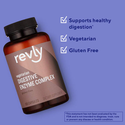Amazon Brand - Revly Digestive Enzyme Complex, Supports Healthy Diges RevlyBuy Supplements Australia