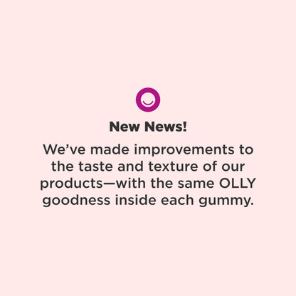 Olly Teen Girl Multi Gummy, Healthy Skin and Immune Support, 15 Essential Vitamins, Biotin, Zinc, Calcium, Chewable Multivitamin