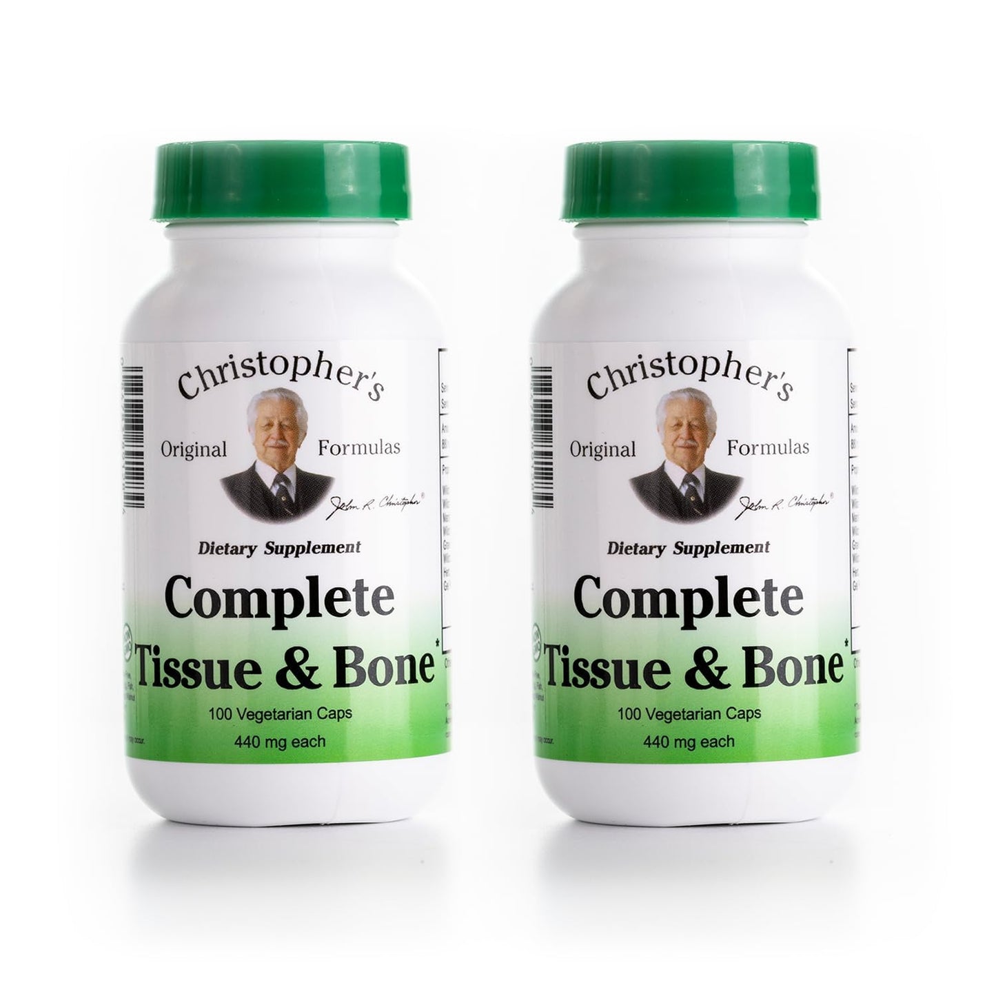 Christopher's Original Formulas Complete Tissue & Bone Formula – 100 VCaps | Herbal Support for Bones & Connective Tissue - Pack of 2 Christopher's Original FormulasBuy Supplements Australia