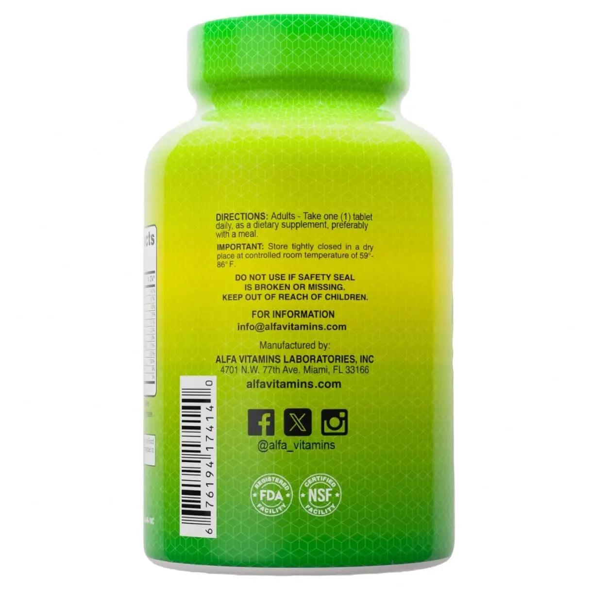 ALFA VITAMINS Multi Daily Vitamins Essential Vitamins to Support The Immune System and Promote a Healthy Lifestyle - 120 Tablets ALFA VITAMINSBuy Supplements Australia