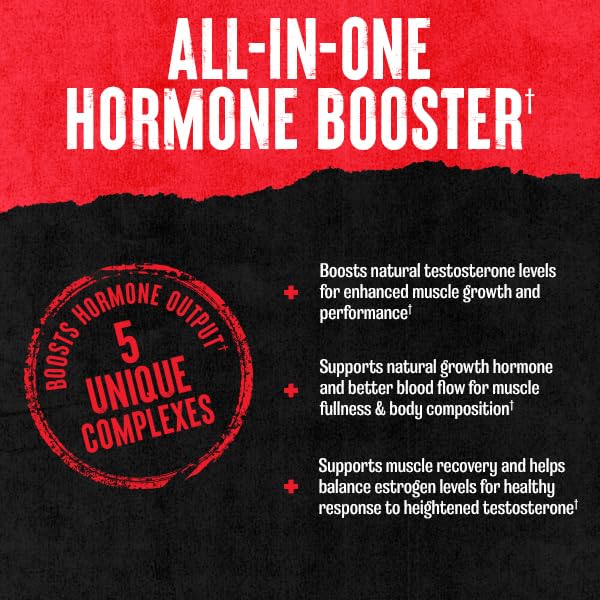 Animal Stak – Complete Natural Hormone Booster Supplement with Tribulus – Natural Testosterone Booster for Athletes – Contains Estrogen Blockers – 1 Month Cycle AnimalBuy Supplements Australia