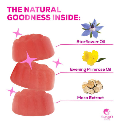 Nature's Glow Menopause Relief Vitamin Gummy for Women - Effective Menopause Nature's GlowBuy Supplements Australia