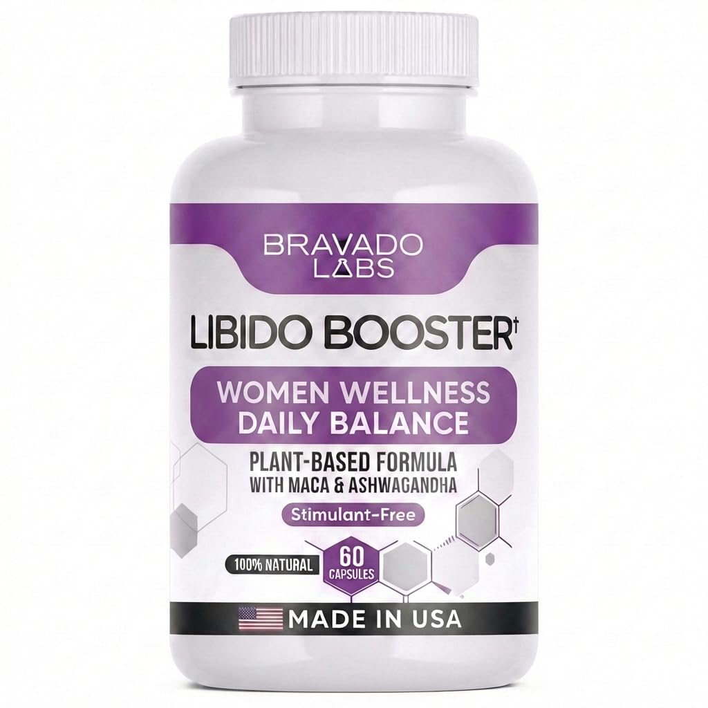Female Libido Booster for Women – Advanced Women’s Intimacy & Confidence Support – Plant-Based Herbal Blend with Maca, Ginseng & L-Arginine – Made in USA – 60 Capsules Bravado LabsBuy Supplements Australia