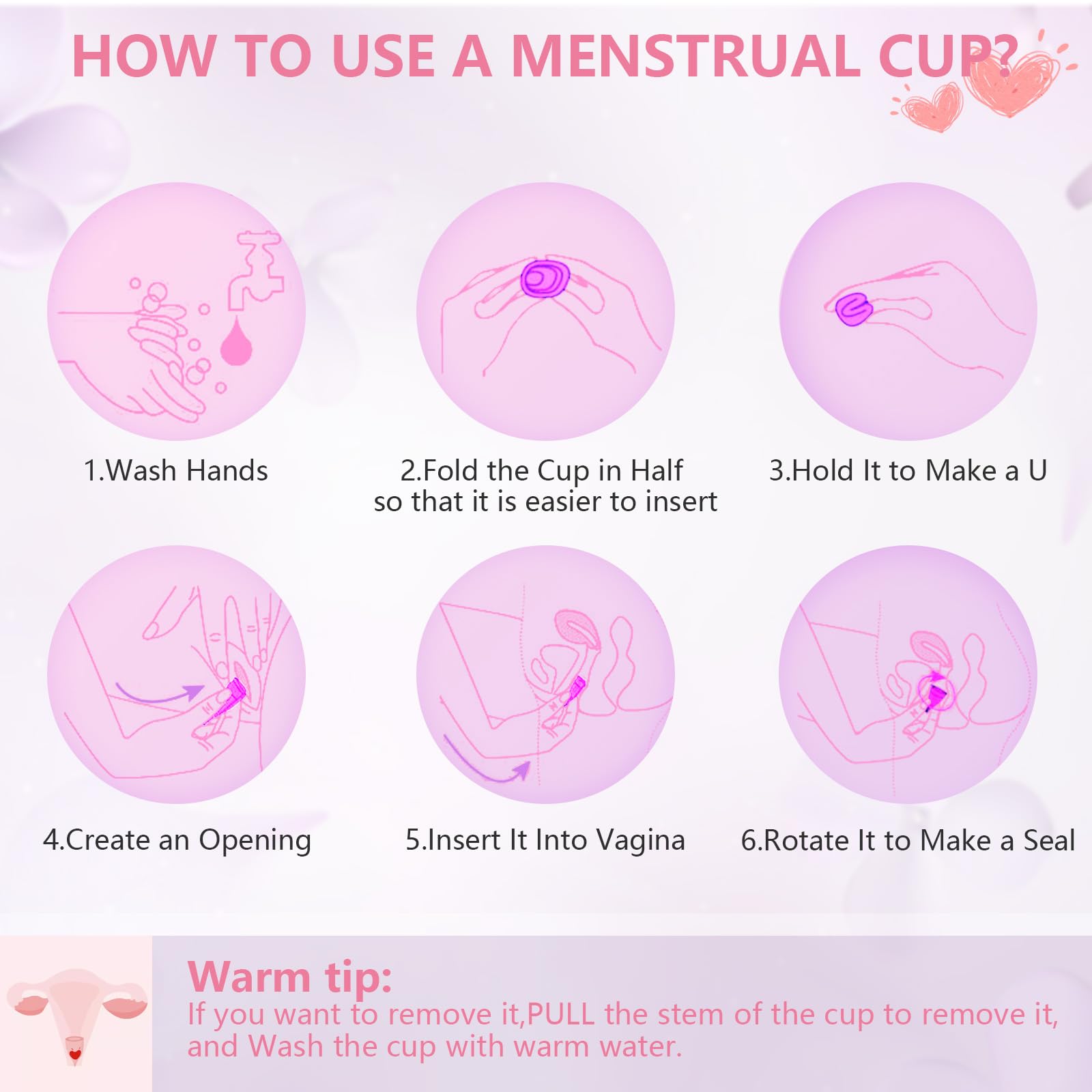 AURUZA Menstrual Cups, Set of 2 Reusable Period Cups Kit for Girls & Women, Silicone Soft Cups AURUZABuy Supplements Australia