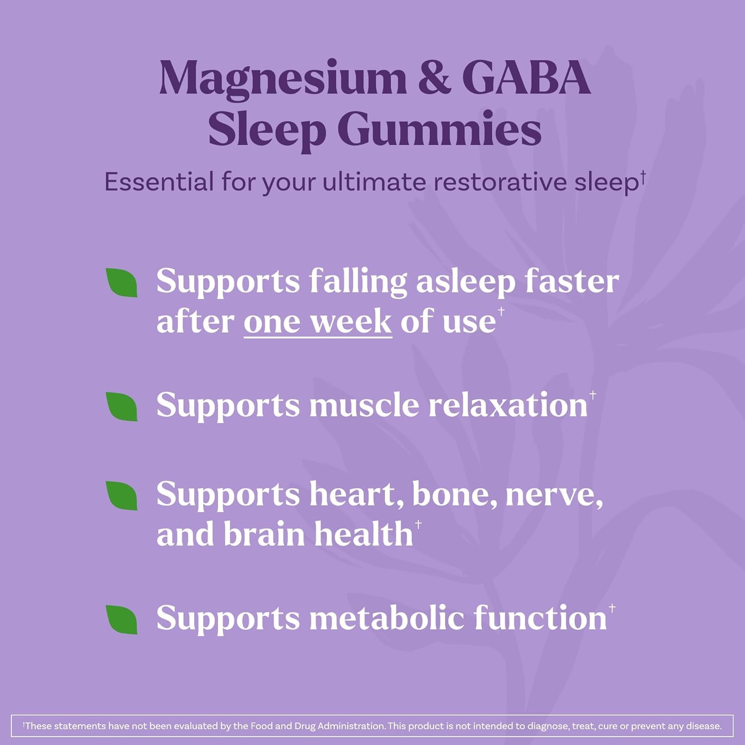 Natrol Sleep & Restore Magnesium Glycinate Blend Gummies, Magnesium for Sleep Aids for Adults, Melatonin-Free, Cherry Flavored, 30 Day Supply, 60 Gummies (Pack of 2) NatrolBuy Supplements Australia