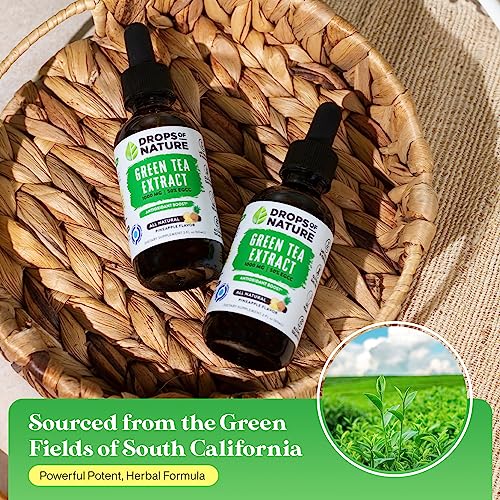 Green Tea Extract - 1000mg - 50% EGCG - Green Tea Liquid Drops, 4x more Powerful than Drops Of NatureBuy Supplements Australia
