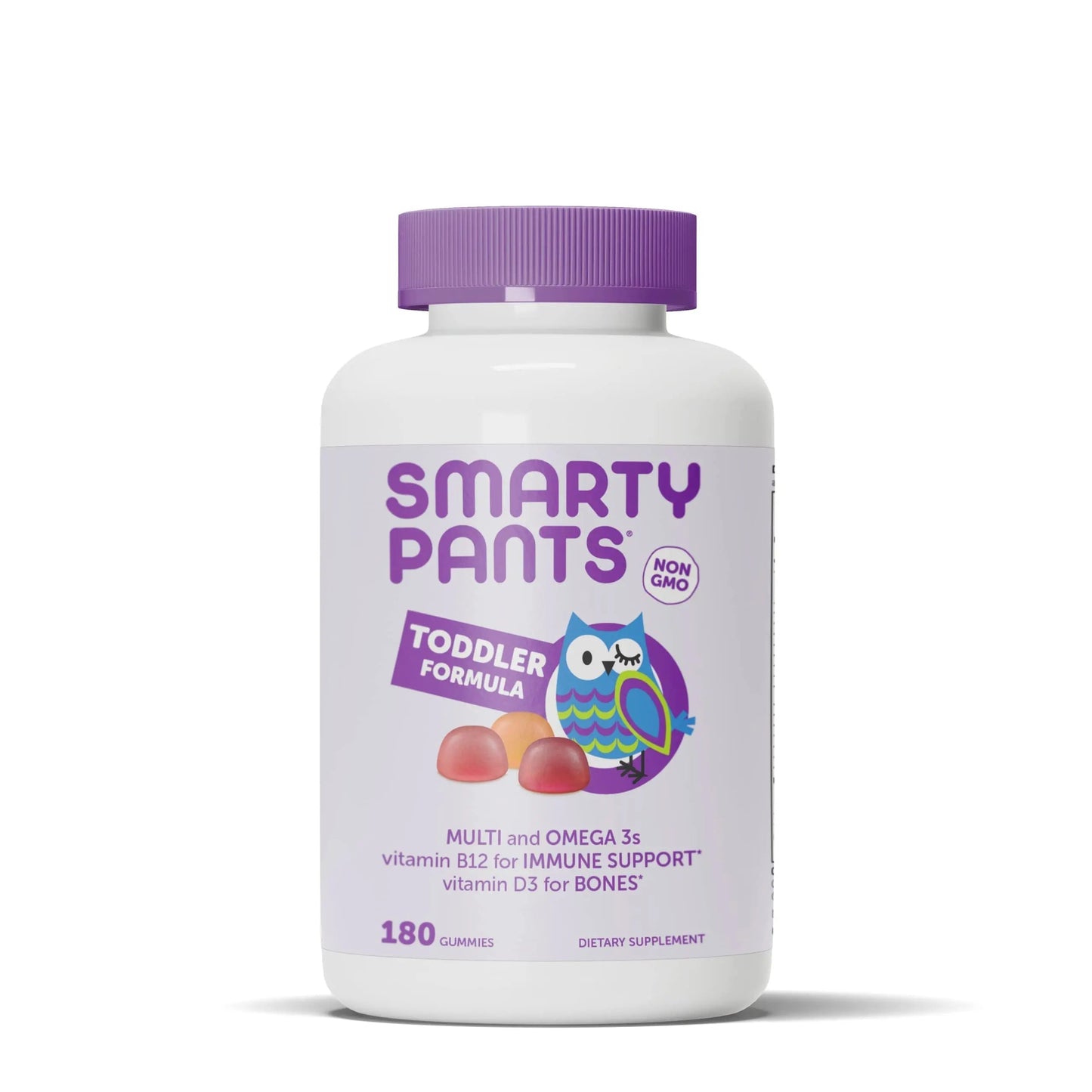 SmartyPants Toddler Multivitamin Gummies: Omega 3 Fish Oil (EPA/DHA), Vitamin D3, C, Vitamin B12, B6 & Organic Kids Multivitamin Gummies: Probiotics, Omega 3 (ALA), Vitamin D3, C, Vitamin B12 SmartyPantsBuy Supplements Australia