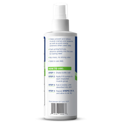 Theraworx Relief for Muscle Cramps Spray Fast-Acting Muscle Spasm, Leg Soreness with Magnesium Sulfate - 7.1 oz - 1 Count TheraworxBuy Supplements Australia