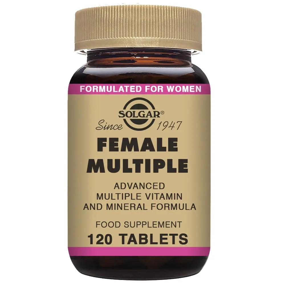Solgar Female Multiple, 120 Tablets - Multivitamin, Mineral & Herbal Formula for Women - Advanced Phytonutrient SolgarBuy Supplements Australia