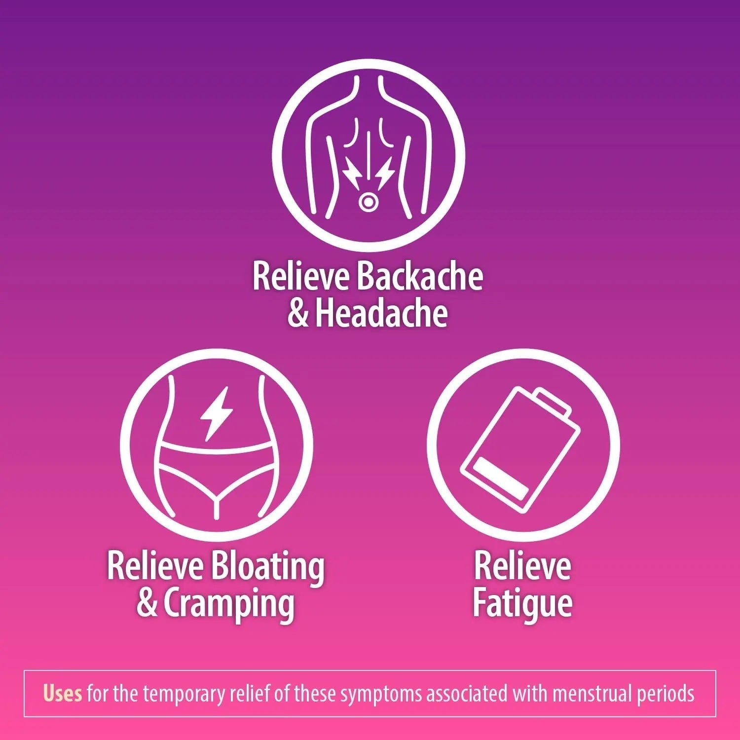 HealthA2Z® Menstrual Complete Pain Relief Tablets | Relieves Cramps, Bloating, Fatigue, Backache & Headache (120 Counts) (Pack of 2) HealthA2ZBuy Supplements Australia
