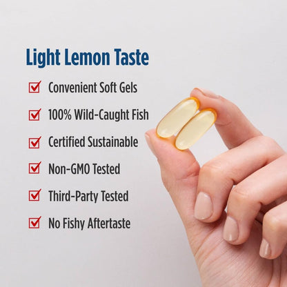 Nordic Naturals EPA Xtra, Lemon - 60 Soft Gels - 1640 mg Omega-3 - High-Intensity EPA Formula for Positive Mood, Heart Health & Healthy Immunity - Non-GMO - 30 Servings Nordic NaturalsBuy Supplements Australia