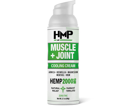 HMP BRANDS Hemp Cream Muscle & Joint Support 2000MG Hemp Discomfort Relief Formula w Menthol Ideal for Knee Muscle Joint Back Shoulder Elbow Maximum Joint Support, Natural Formula Made in USA 2.1oz HMP BRANDSBuy Supplements Australia