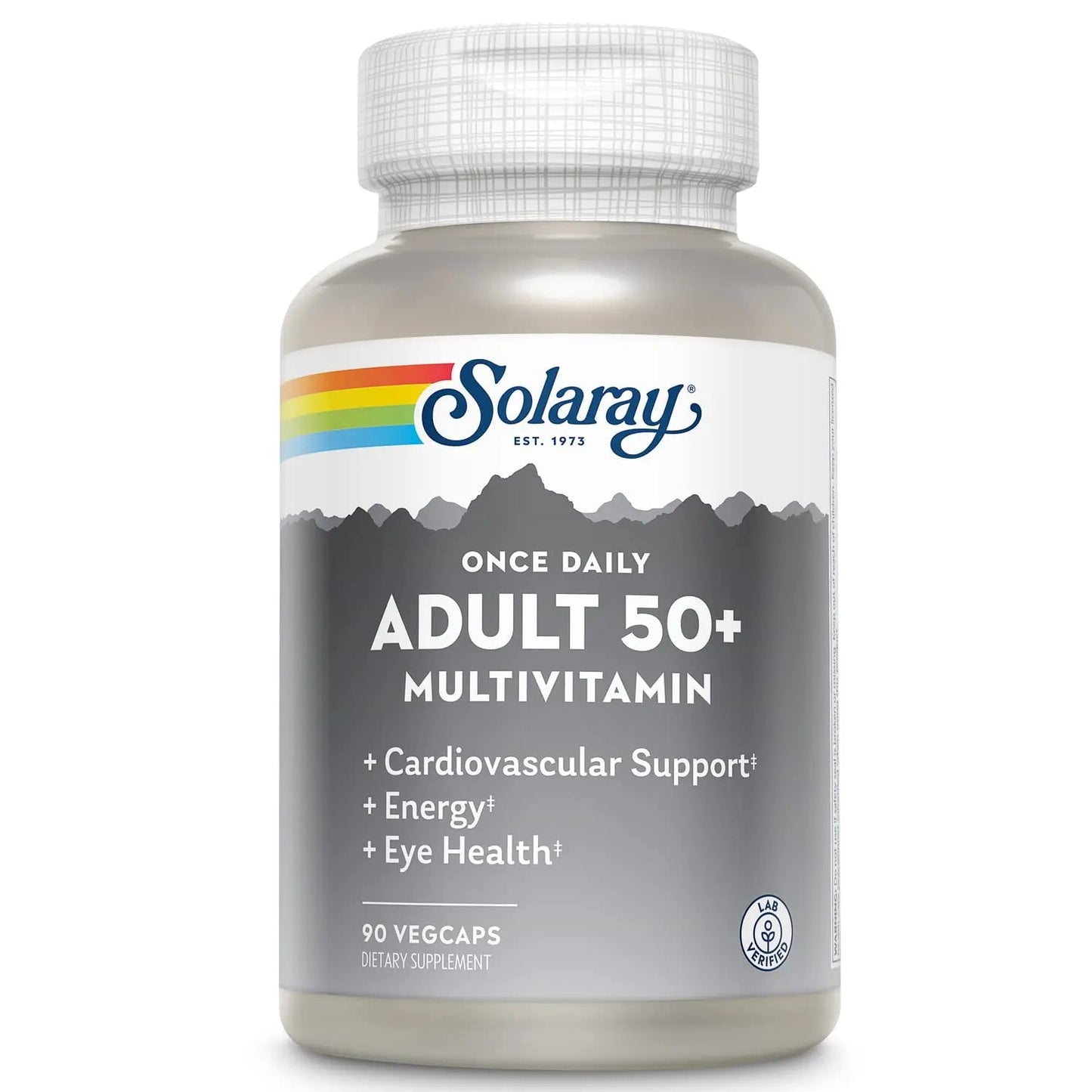 Solaray Once Daily Adult 50+ Complete Multivitamin for Women & Men, Essential Vitamins & Chelated Minerals for Healthy Energy, Heart, Brain & Immune Support SOLARAYBuy Supplements Australia