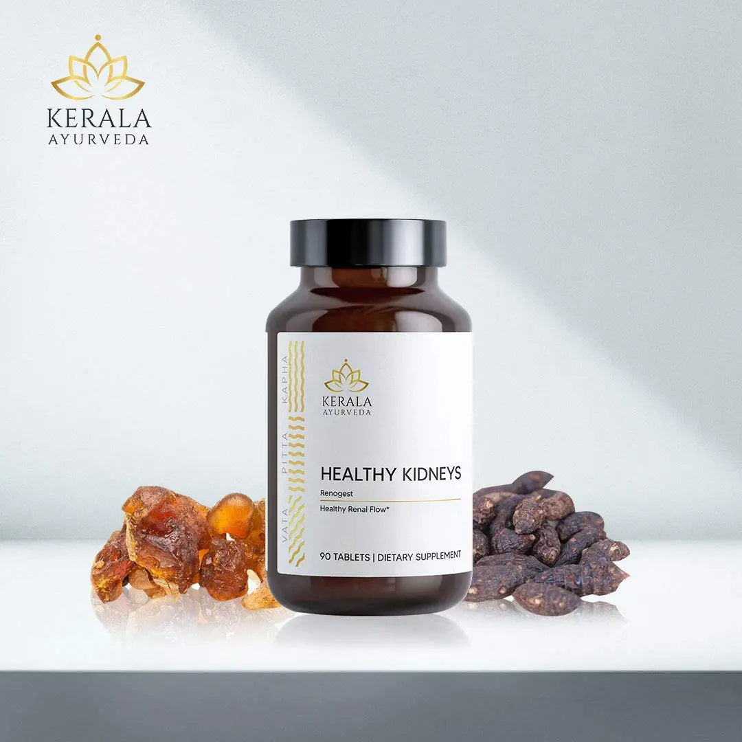 Kerala Ayurveda Healthy Kidney Herbal Tablets | Support Normal Kidney Function and Health | Kidney and Bladder Support | Urinary System Support - 90 Count Kerala AyurvedaBuy Supplements Australia