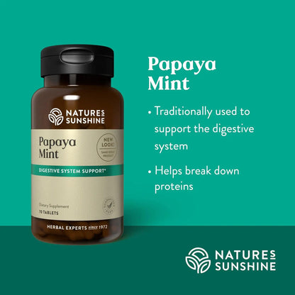 Papaya & Peppermint by Nature's Sunshine Nature's SunshineBuy Supplements Australia